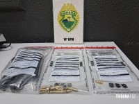 PM prende homem por disparos de arma de fogo e porte ilegal durante a madrugada em Foz do Iguaçu