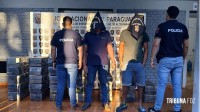 Perseguição policial termina com duas prisões e apreensão de 562 quilos de maconha em Presidente em Franco no Paraguai