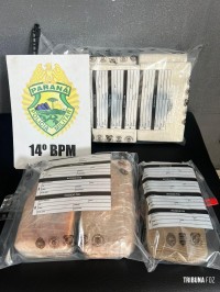 PM apreende mais de 9 Kg de drogas na zona rural de São Miguel do Iguaçu