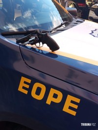 Guarda Municipal prende duas pessoas na Vila Portes, uma com revolver 38 e outra que era foragido da Justiça