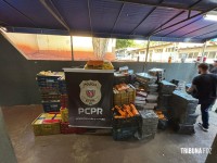 Investigadores da Policia Civil apreendem mais de quatro toneladas de maconha em Foz do Iguaçu