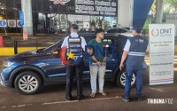 Veiculo locado em São Paulo e não devolvido para a locadora é apreendido na Aduna da Ponte da Amizade