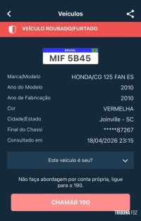 Taxista é preso como motocicleta roubada durante blitz no Paraguai