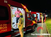 Colisão frontal entre motocicletas deixa três feridos no viaduto de Três Lagoas