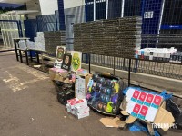 PF, PM e PC realizam apreensão de anabolizantes, cigarros eletrônicos e smartphones na região central de Foz do Iguaçu