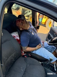 Execução no centro de Itaipulândia: Motorista é morto a tiros dentro de carro