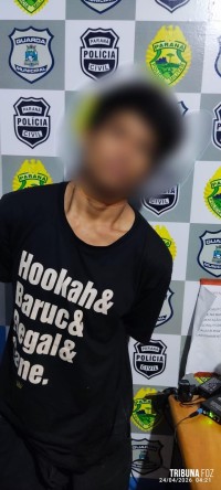 Guarda Municipal prende ladrão paraguaio em flagrante no centro de Foz do Iguaçu 