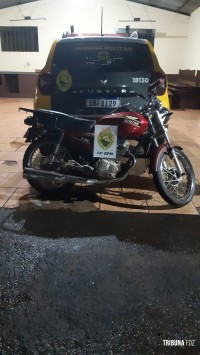 PM apreende drogas e motocicleta irregular em São Miguel do Iguaçu
