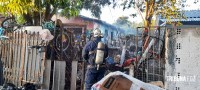 Bombeiros são acionados após principio de incêndio a residência no Conjunto Bubas, no Porto Meira
