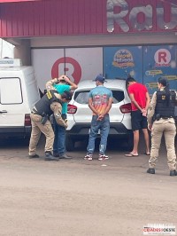 Suspeitos de furtos em estabelecimentos comerciais são detidos pela Polícia Militar em Missal