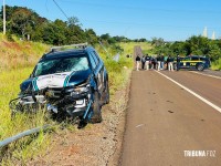 Adolescente morre ao tentar atravessa de bicicleta e colhido por um veículo oficial da Receita Federal na Av. Perimetral Leste em Foz