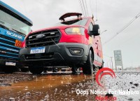 Motorista de carreta cai da cabine em Posto de Abastecimento na BR-277 e fica ferido