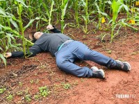 Homem é executado com vários tiros em área rural de Santa Terezinha de Itaipu