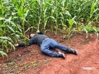 Homem é executado com vários tiros em área rural de Santa Terezinha de Itaipu