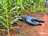 Homem é executado com vários tiros em área rural de Santa Terezinha de Itaipu