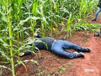 Homem é executado com vários tiros em área rural de Santa Terezinha de Itaipu