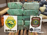 Polícia Federal e Polícia Militar apreendem 161,1 Kg de maconha no centro de Foz do Iguaçu