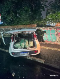 Polícia Federal e Polícia Militar apreendem 161,1 Kg de maconha no centro de Foz do Iguaçu