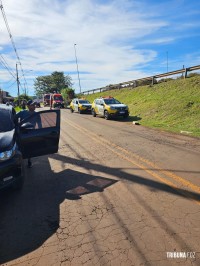 Acidente fatal com motocicleta mobiliza equipes de emergência na BR-277 em Medianeira