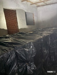 Polícia Federal e Polícia Militar apreendem 150 caixas de cigarros em Foz do Iguaçu