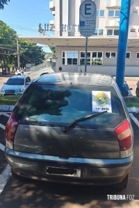 PM recupera veículo furtado na região central de Foz do Iguaçu