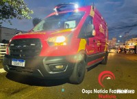 Idosa de 70 anos é atropelada por motocicleta no Bairro Três Lagoas 