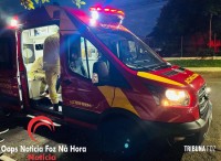 Idosa de 70 anos é atropelada por motocicleta no Bairro Três Lagoas 