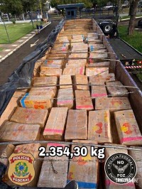Policia Federal apreende 2.354,30 Kg de maconha em Céu Azul