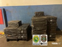 Policia Federal e Policia Militar apreendem 15 mil maços de cigarros em Foz do Iguaçu