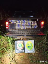 BPFRON e Polícia Federal apreendem mais de 420 Kg de maconha em Santa Helena