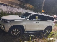 PM recupera caminhonete de luxo furtada após acompanhamento tático em Foz do Iguaçu 