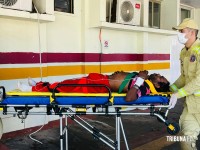 Siate socorre homem alvejado com três tiros no Jardim Califórnia 