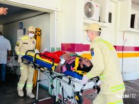 Siate socorre homem alvejado com três tiros no Jardim Califórnia 