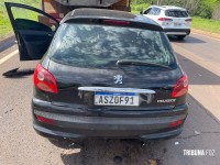 Assalto na BR-277 termina com colisão, suspeito preso e arma apreendida em Foz do Iguaçu