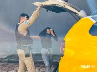 Assalto na BR-277 termina com colisão, suspeito preso e arma apreendida em Foz do Iguaçu