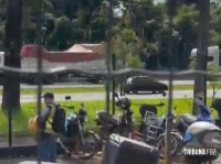 Assalto na BR-277 termina com colisão, suspeito preso e arma apreendida em Foz do Iguaçu