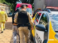Assalto na BR-277 termina com colisão, suspeito preso e arma apreendida em Foz do Iguaçu