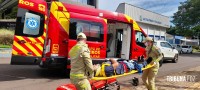 Motociclista fica ferido após colisão na Vila Yolanda