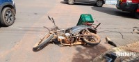 Motociclista fica ferido após colisão na Vila Yolanda