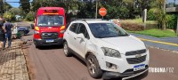 Motociclista fica ferido após colisão na Vila Yolanda