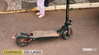 Queda de patinete elétrico mobiliza SAMU e deixa duas mulheres feridas em Santa Helena