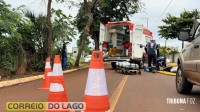 Queda de patinete elétrico mobiliza SAMU e deixa duas mulheres feridas em Santa Helena