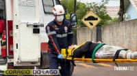Queda de patinete elétrico mobiliza SAMU e deixa duas mulheres feridas em Santa Helena