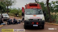 Queda de patinete elétrico mobiliza SAMU e deixa duas mulheres feridas em Santa Helena