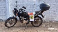 PM recupera motocicleta com alerta de furto em Santa Terezinha de Itaipu