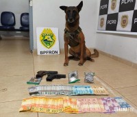 BPFRON apreende drogas, armas e munições durante abordagem em Marechal Cândido Rondon
