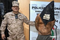 Homem perigoso preso por ameaçar vizinhos com um facão em Ciudad Del Este