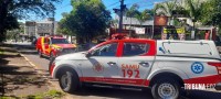 Motociclista é socorrido pelo Siate após colisão na Av. General Meira