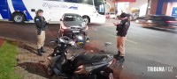Siate socorre duas vítimas após acidente de trânsito na Av. Felipe Wandscheer