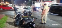 Siate socorre duas vítimas após acidente de trânsito na Av. Felipe Wandscheer